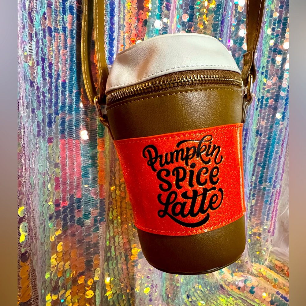 Mad Engine viral Pumpkin Spice Latte crossbody bag new with out tag